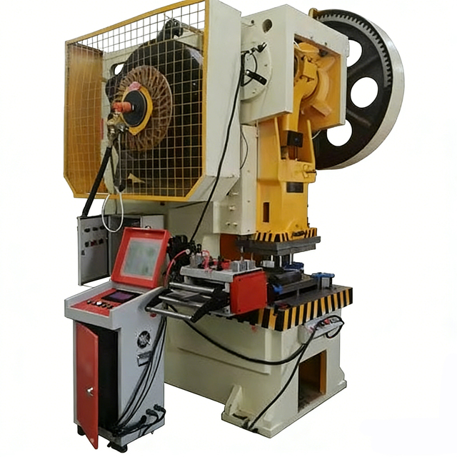 High Precision Mechanical Power Press Machine with Servo Feeder for Solar Mounting System Components