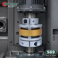 Coupleur multi-étages à couple élevé, moyeu en aluminium, double diaphragme en acier 304, serrage sans jeu bidirectionnel pour vis à billes servo CNC
