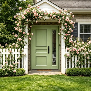 Puerta Principal de Alta Gama para Viviendas de Lujo, Puerta de Entrada Exterior Personalizada con Vidrio Templado, Puerta Principal Impermeable para Villas de Lujo - Product Image 4