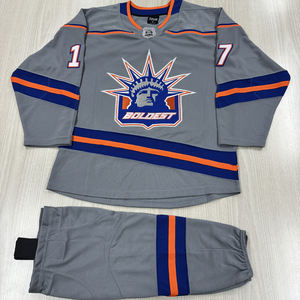 Jersey Hoki Tim Kustom Bordir Pakaian Hoki Es Jahitan Jersey Hoki Es - Product Image 4