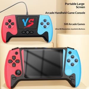 Console di Gioco Portatile Q21 Transfrontaliera, Videogioco Classico per Due Giocatori, 500 <span class=keywords><strong>Giochi</strong></span> in 1, Retro <span class=keywords><strong>Vintage</strong></span> con Schermo Grande, Arcade RPG - Product Image 2