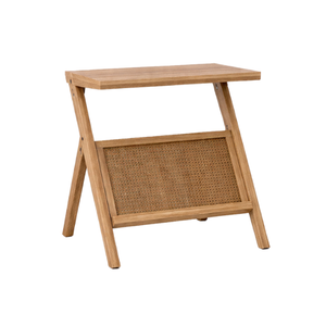 Bayshore Magz Rack, un étagère de rangement multifonctionnelle marron, de type vertical, offre une organisation durable et élégante. - Product Image 1