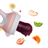 Usine En Gros Sans BPA Silicone Bébé Alimentaire Fruits Sucette Échantillon Gratuit Mangeoire De Fruits Frais pour Enfants
