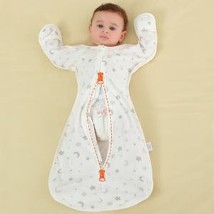 Lange Ärmel Warmer Winter Großhandel Swaddle Schlafsack Tier muster 2-Wege-Reißverschluss Säuglings schlafsäcke - Product Image 1