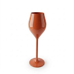Wholesale Colored <b>Plastic</b> Wine <b>Glasses</b> 6 Colors Shatterproof Reusable BPA-Free Party Cups Outdoor Camping - Product Image 4