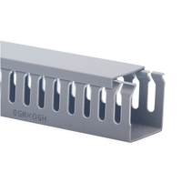 Câblage direct d'usine en plastique 2000 mm dents fines 60*40,40*25 Pvc câble conduit couverture câble chemin gris couleur câble conduit