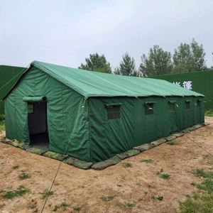 Chenya Heavy Duty Double Layer Four-Season <b>Canvas</b> <b>Frame</b> Tent One Bedroom Bed Worker Housing Container House 50 Persons Capacity - Product Image 2