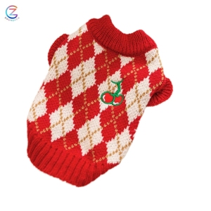 Maglione invernale per cani di piccola taglia in maglia di poliestere morbido <span class=keywords><strong>abbigliamento</strong></span> caldo antistatico per <span class=keywords><strong>abbigliamento</strong></span> <span class=keywords><strong>da</strong></span> cucciolo di Bichon Frise Pomeranian Schnauzer - Product Image 1