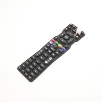 Teclado de Control de Silicona con Caracteres Impresos en Pantalla a Color Personalizados para Control Remoto de Televisión Inteligente