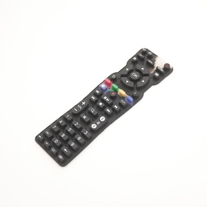 Teclado <span class=keywords><strong>de</strong></span> Control <span class=keywords><strong>de</strong></span> Silicona con Caracteres Impresos en Pantalla a Color Personalizados <span class=keywords><strong>para</strong></span> Control Remoto <span class=keywords><strong>de</strong></span> Televisión Inteligente - Product Image 4