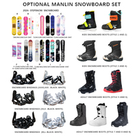 Bottes de neige Bottes de snowboard All Mountain Snowboard Winter Ski Snowboard Packs avec bottes et fixations pour femmes hommes