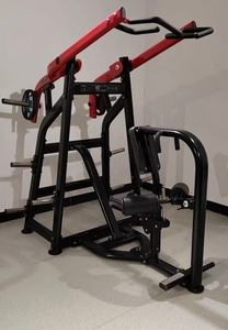 Machine à rames verticales robuste SK, équipement de musculation commercial à charge libre pour l'entraînement des pectoraux latéraux et du dos - Product Image 3