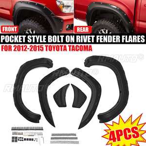 6pcs/set <b>ABS</b> for Pocket Style Striae for Fender Flares for Toyota Tacoma 2012-2015 - Product Image 1