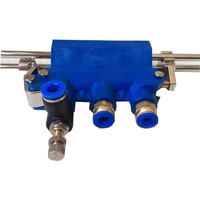 Accessoires de couture industriels Tige pneumatique pour machine à coudre Machine à couper les fils Tige de traction pneumatique à trois voies