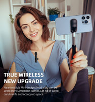 K15 K9 Mini micro Lavalier sans fil pour iPhone, téléphone Android