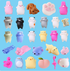 Custom Soft Slow-Rising Cartoon Animal Squeeze Toys Cute Stress-Relieving <b>Fidget</b> Toys - Product Image 1
