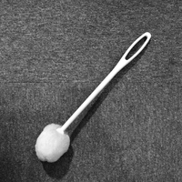 Brosse écouvillon de nettoyage de bouteille en polyester souple direct d'usine EcoClean White Light