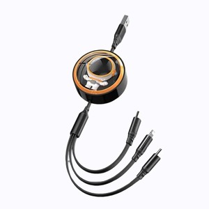Cable de Carga Retráctil 3 en 1, Carga Rápida de 100W, Cable de Datos de 6A para Oppo, Apple, Huawei, Cargador para Auto - Product Image 5