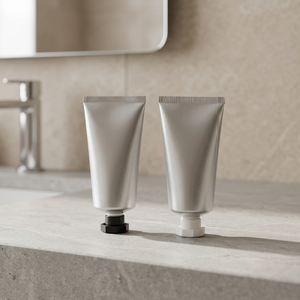 Ensemble de pots cosmétiques miniatures en aluminium/plastique pour voyage, flacons pour crème, lotion, échantillons, contenants vides rechargeables, fabriqués en Australie - Product Image 3