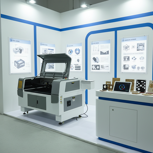 1060 <span class=keywords><strong>CO2</strong></span>-lasersnijmachine Kleinschalige volautomatische lasergraveermachine voor acryl, hout en MDF, watergekoeld, hoge stijfheid - Product Image 1