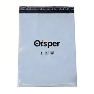 Enveloppe d'expédition biodégradable <span class=keywords><strong>BAPE</strong></span> Silver White Poly pour chaussures et vêtements, résistante à la poussière, à l'humidité, imperméable et auto-adhésive - Product Image 2