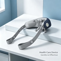 Masseur chauffant 3D portatif à pétrissage, compresse chaude, vibration et contrôle du temps pour le soulagement des douleurs musculaires du cou, des épaules, des bras, des mollets et des cuisses