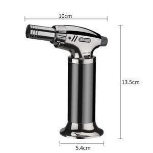 Encendedor de cocina de Chef culinario de llama ajustable, encendedor de cocina con bloqueo de seguridad, función de soplete, encendedor de cocina recargable - Product Image 4