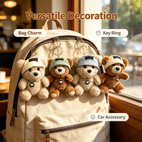 Fabricant de breloques personnalisées en peluche : porte-clés ours en peluche, cadeau pour sac à main, sac à dos, clés de voiture, pendentif décoratif