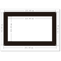 Waveshare 10,1 Zoll TFT Mehrfarbiges Grafik-LCD mit Kapazitivem Touchscreen und Eigenständigem Touch-Controller 1024x600