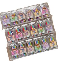En gros 10pcs Mignon Dessin Animé Motif Couleur Femelle Épingles À Cheveux Portable Quotidien Étudiant Frange 6cm Métal Boppy Pins Boîte En Plastique