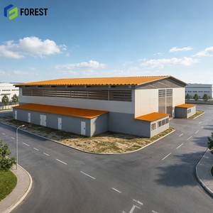 Corrosion Resistant Structural Steel Logistics Park Warehouse Prefabricated Heavy Duty Modular <b>Storage</b> Facility - Product Image 1