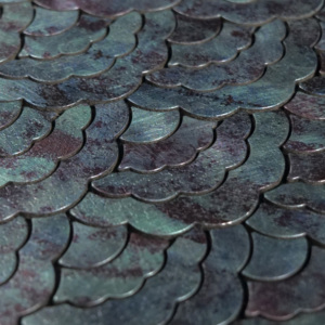 Foshan stile moderno colore bronzo verde forma di nuvola di alluminio PlasticTile mosaico buccia e bastone - Product Image 5
