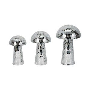 Figurine en mosaïque en forme de champignon, sculpture miroir pour la décoration de la maison, salon, salle de bain, bureau, étagère, art - Product Image 6
