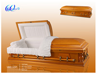 Ataúdes y Féretros al por Mayor de China, Ataúdes de Madera Sólida Estilo Americano para Artículos Funerarios