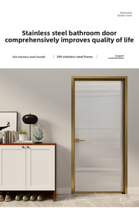 <span class=keywords><strong>Porte</strong></span> battante ultra-étroite pour salle de bain, <span class=keywords><strong>porte</strong></span> en verre trempé Changhong, <span class=keywords><strong>porte</strong></span> intérieure de cuisine en acier inoxydable, <span class=keywords><strong>sur</strong></span> <span class=keywords><strong>mesure</strong></span> - Product Image 6