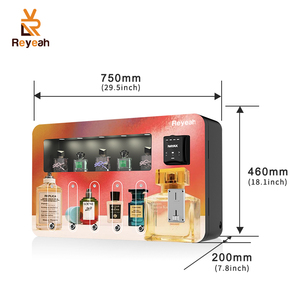 Nhỏ treo tường Nước hoa phun máy bán hàng tự động hoàn toàn tự động thông minh nước hoa quả phun máy bán hàng tự động - Product Image 2