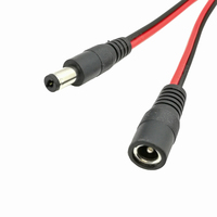 Gleichstrom kabel 5,5mm * 2,1mm/5,5*2,5mm/4,0x1,7mm/3,5x1,35mm Rot Schwarz Stecker-Buchse-Stecker DC-Verlängerung kabel für CCTV