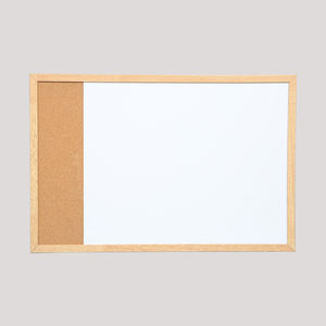 Lavagna Combinata con Cornice in Metallo e Bacheca in Sughero con Magneti per Aula e Ufficio - Product Image 4