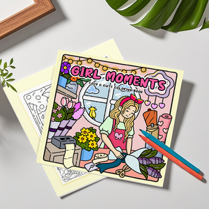 Un semplice libro da colorare da colorare in stile carino con serigrafia su carta patinata e carta artistica - Product Image 2