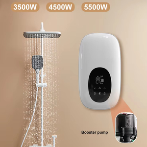 Chauffe-eau portable compact avec pompe intégrée, chauffage instantané, alimentation illimitée pour hôtels, en plastique, puissance 3500-5500W, offre un chauffage instantané - Product Image 2