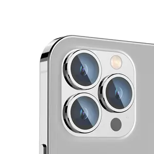 高級サファイアカメラレンズプロテクターダイヤモンドステッカー携帯電話カメラガラスプロテクターiPhone13 Pro Max 12 11 14