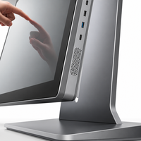 Affichage publicitaire numérique extérieur 4K, 55/65 pouces, sur pied, écran tactile capacitif, indice de protection IP65, animation personnalisée disponible