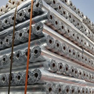 reflective airtight vapor barrier foil with aluminized surface
