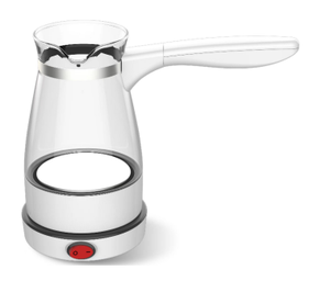 Cafetière en verre turque 800W Capacité de 250ml pour infuser du café turc traditionnel avec un arôme riche et une saveur complète - Product Image 2