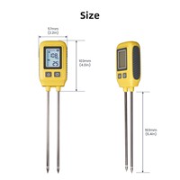 Testeur de sol intelligent NPK pour maison connectée – Appareil de test 4-en-1 de fertilité du sol, matière organique et oligo-éléments avec contrôle par application, en matériau PC