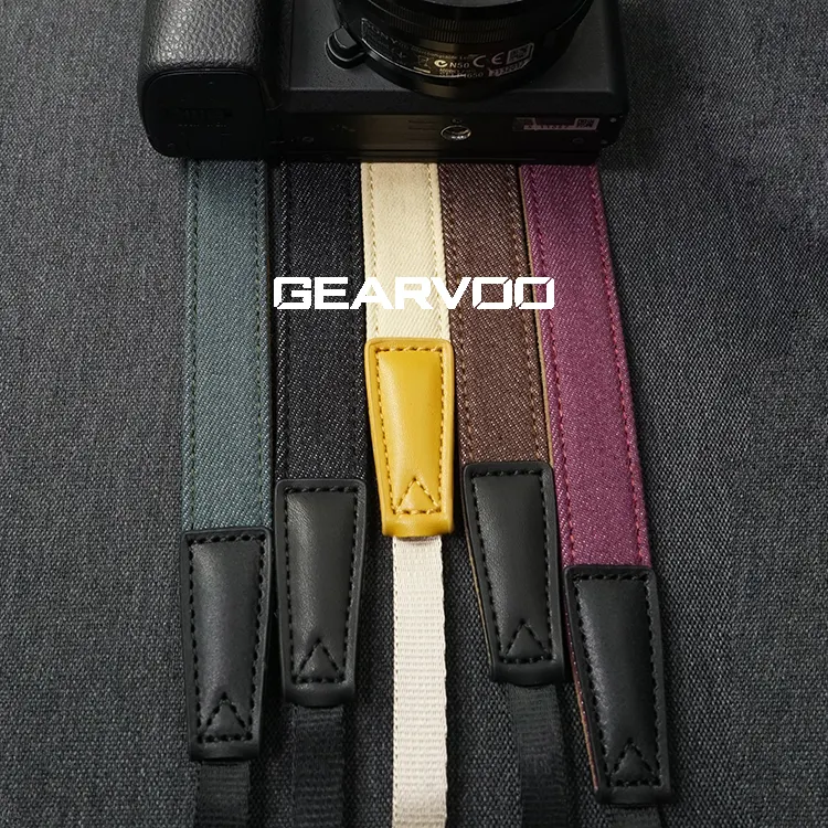 Hot selling retro style leather camera strap for all kinds of cameras  multiple color available