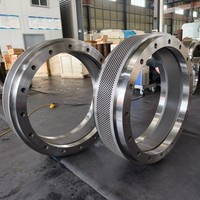 MUZL1610 Coque de rouleau à anneau, pièces de rechange pour moulin à granulés Muyang, moteur/engrenage/roulement, matériau X46Cr13, HRC 52-54, longue durée de vie