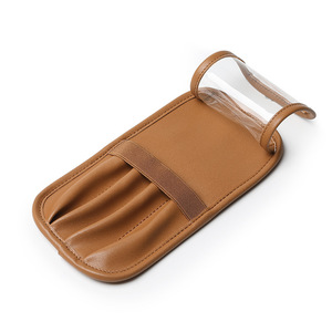 Estuche de Viaje para Brochas de Maquillaje de Piel Sintética, Bolsa para Herramientas de Belleza, Ideal para Regalo - Product Image 4