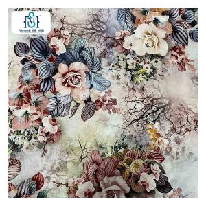 <b>100</b>% Rayon <b>Viscose</b> Poplin Digital Rayon Challis Print <b>Fabric</b> 5D Digital Printed Rayon <b>Fabric</b> for Clothing - Product Image 5