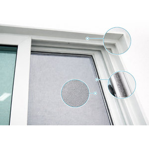 หน้าต่างบานเลื่อน uPVC Hoffen Plus ขนาด 150x110 ซม. กรอบสีขาว พร้อมมุ้งลวด หน้าต่างกระจกบานเลื่อน กันเสียง กันน้ำ จากประเทศไทย - Product Image 4